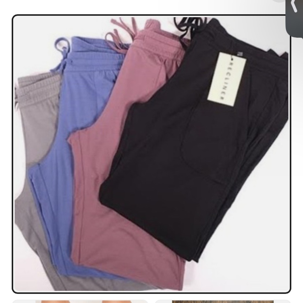 NWT RECLINER NEW LUXURY SLEEP PANTS in Color Black